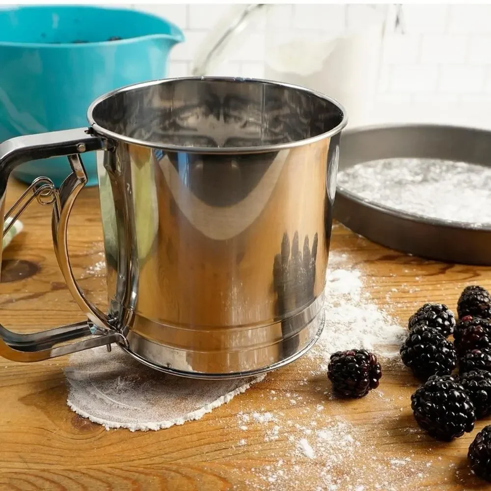 TARGET Stainless Steel Silver Flour Sugar Baking Sifter Kitchen Bake Ware Gadget